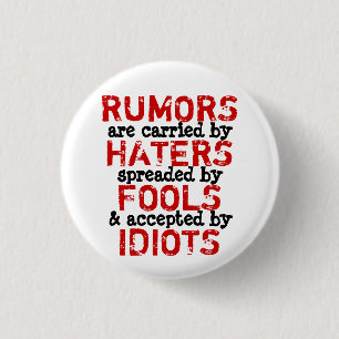 Badge Rond 2,50 Cm RUMEURS ~ Truisme des boutons