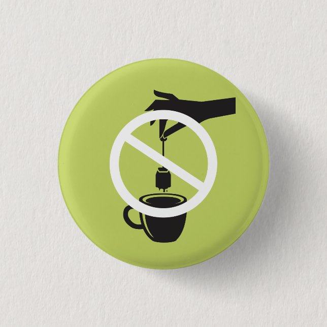 Badge Rond 2,50 Cm Sachet à thé (Devant)