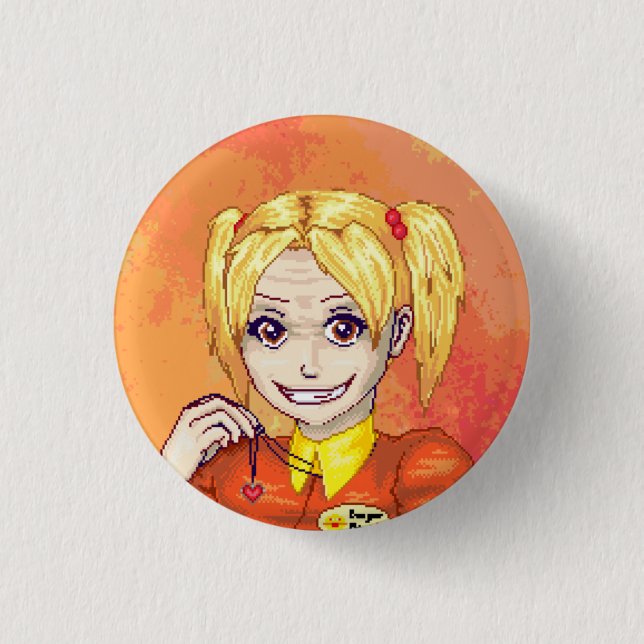 Badge Rond 2,50 Cm Sadie - petite broche arrière (Devant)