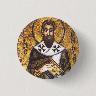 Badge Rond 2,50 Cm Saint Basile de Césarée