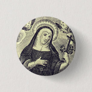 Badge Rond 2,50 Cm Sainte-Rita de Cascia