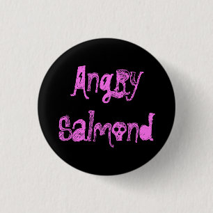 Badge Rond 2,50 Cm Salmond fâché