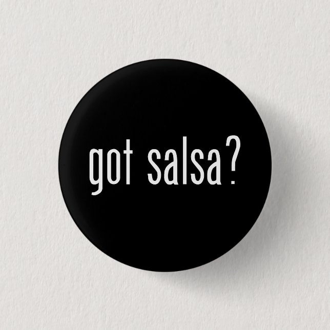 Badge Rond 2,50 Cm Salsa obtenu ? petit bouton (Devant)