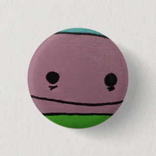 Badge Rond 2,50 Cm Sam est bouton fatigué