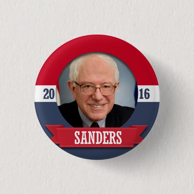 Badge Rond 2,50 Cm Sanders pour le président (Devant)
