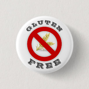Badge Rond 2,50 Cm Sans gluten