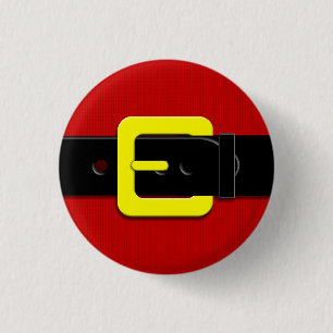 Badge Rond 2,50 Cm Santa Claus Belt