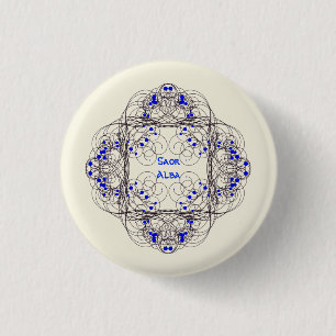 Badge Rond 2,50 Cm Saor Ecosse libre alba