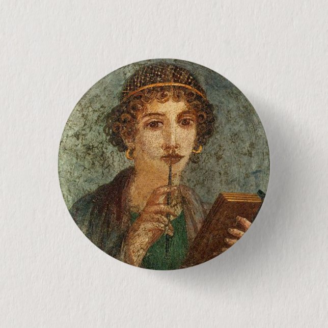 Badge Rond 2,50 Cm Sappho (Devant)