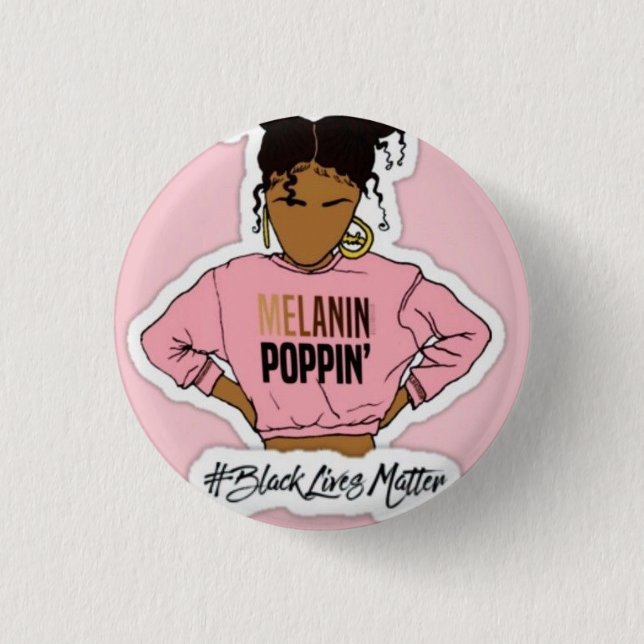 Badge Rond 2,50 Cm Sauter de Melanin (Devant)