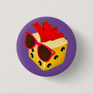Badge Rond 2,50 Cm Sauvage meurent le Pin