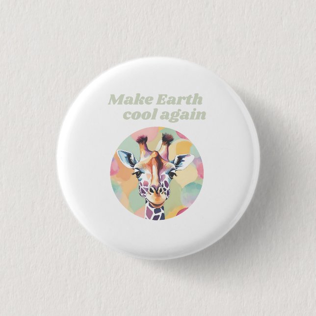 Badge Rond 2,50 Cm Save, Share, and Recycle (Devant)