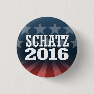 Badge Rond 2,50 Cm Schatz - Brian Schatz 2016