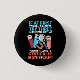 Badge Rond 2,50 Cm Science teacher