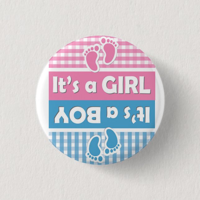 Badge Rond 2,50 Cm Scrutin de genre (Devant)