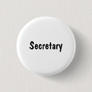 Badge Rond 2,50 Cm Secrétaire