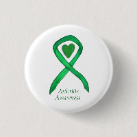 Sensibilisation à l'arthrite Ruban vert Épinglette