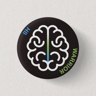 Badge Rond 2,50 Cm Sensibilisation à l'IIH
