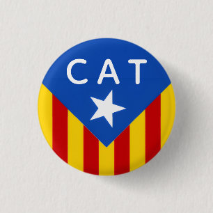 Badge Rond 2,50 Cm Senyera Estelada