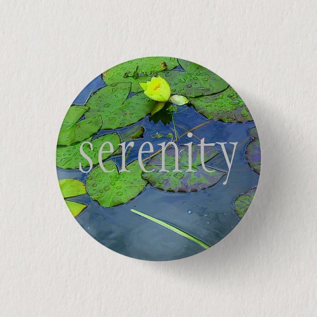 Badge Rond 2,50 Cm sérénité (Devant)