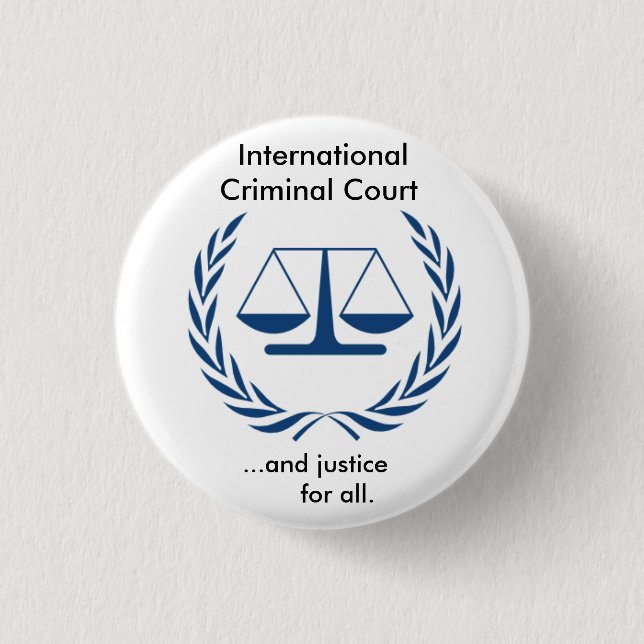 Badge Rond 2,50 Cm Série de Cour pénale internationale (Devant)