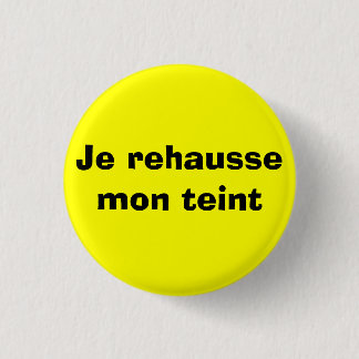 Badge Rond 2,50 Cm Serin de jaune de Pin