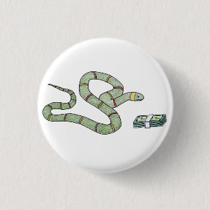 Badge Rond 2,50 Cm serpent