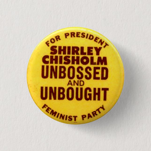 Badge Rond 2,50 Cm Shirley Chisolm - bouton (Devant)