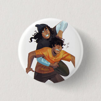 Badge Rond 2,50 Cm Sidney et bouton de noogie de jo