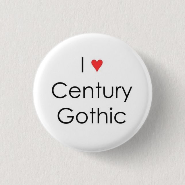 Badge Rond 2,50 Cm Siècle du coeur I gothique (Devant)
