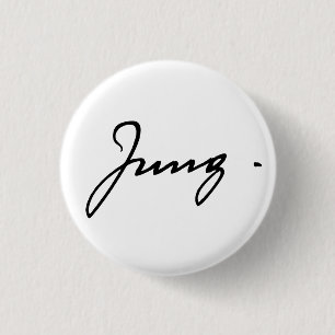 Badge Rond 2,50 Cm Signature de Carl Jung