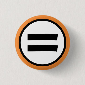 Badge Rond 2,50 Cm Signe égal