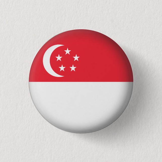 Badge Rond 2,50 Cm Singapour rond (Devant)
