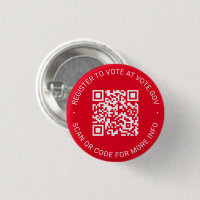 S'inscrire pour voter scannable QR Code personnali
