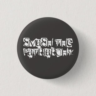 Badge Rond 2,50 Cm Smash le patriarcat