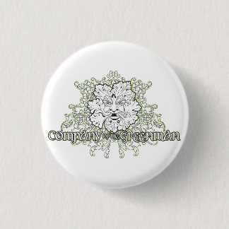 Badge Rond 2,50 Cm Société de l'insigne d'homme vert