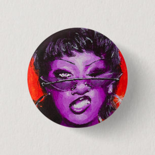 Badge Rond 2,50 Cm Soda au raisin