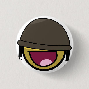 BADGE ROND 2,50 CM SOLDAT IMPRESSIONNANT