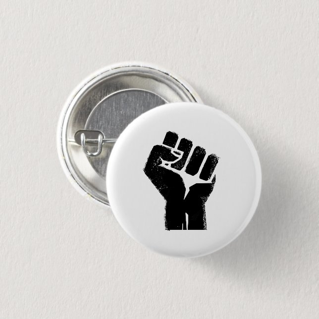 Badge Rond 2,50 Cm Solidarité raciale (Devant & derrière)