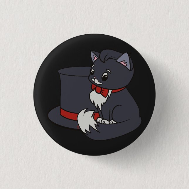 Badge Rond 2,50 Cm Sophistikitten (Devant)