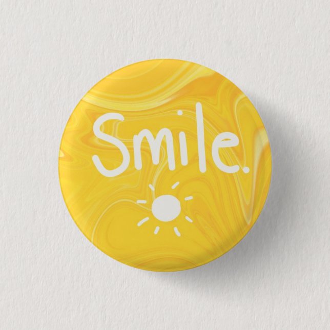 Badge Rond 2,50 Cm Sourire (Devant)