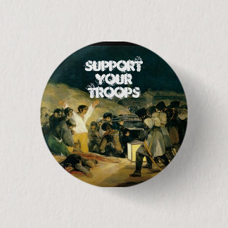 Badge Rond 2,50 Cm Soutenez vos troupes
