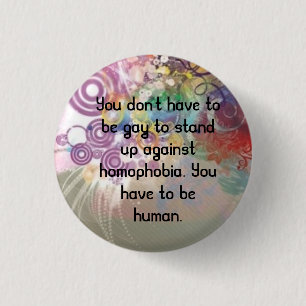 Badge Rond 2,50 Cm Soyez humain