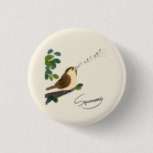 Badge Rond 2,50 Cm Sparrotti ! パ ロ ィ !