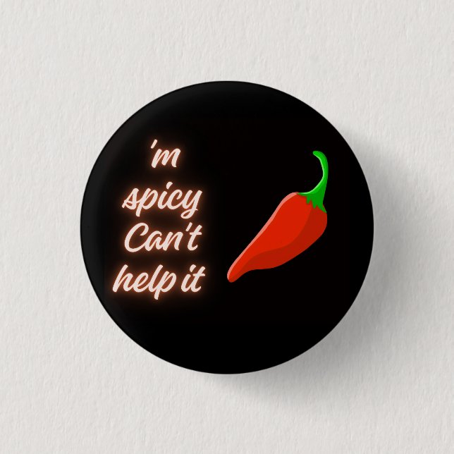 Badge Rond 2,50 Cm Spicy  (Devant)