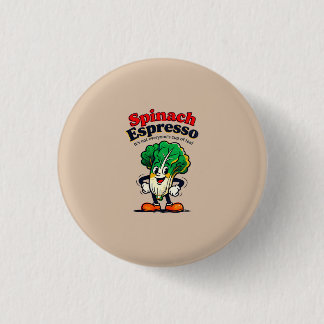 Badge Rond 2,50 Cm Spinach Espresso Hat