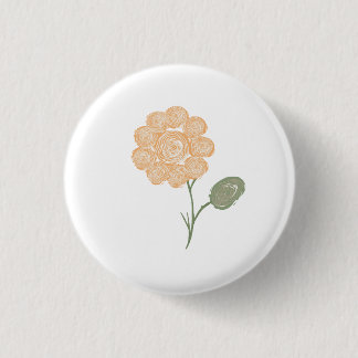 Badge Rond 2,50 Cm Spirales d'Énergie Fleurissante