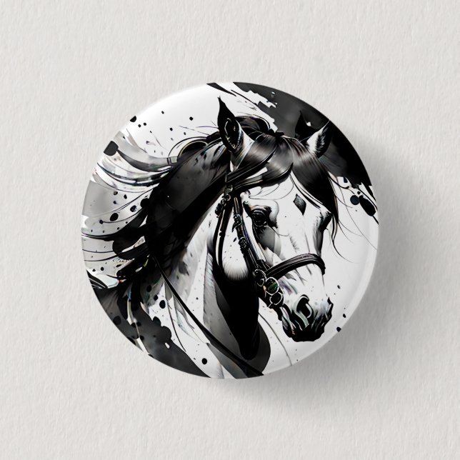 Badge Rond 2,50 Cm Spirit Pony 9 (Devant)