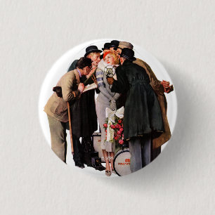 Badge Rond 2,50 Cm Starlette de Hollywood