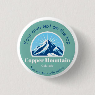 Badge Rond 2,50 Cm Station de ski de Copper Mountain Colorado souveni
